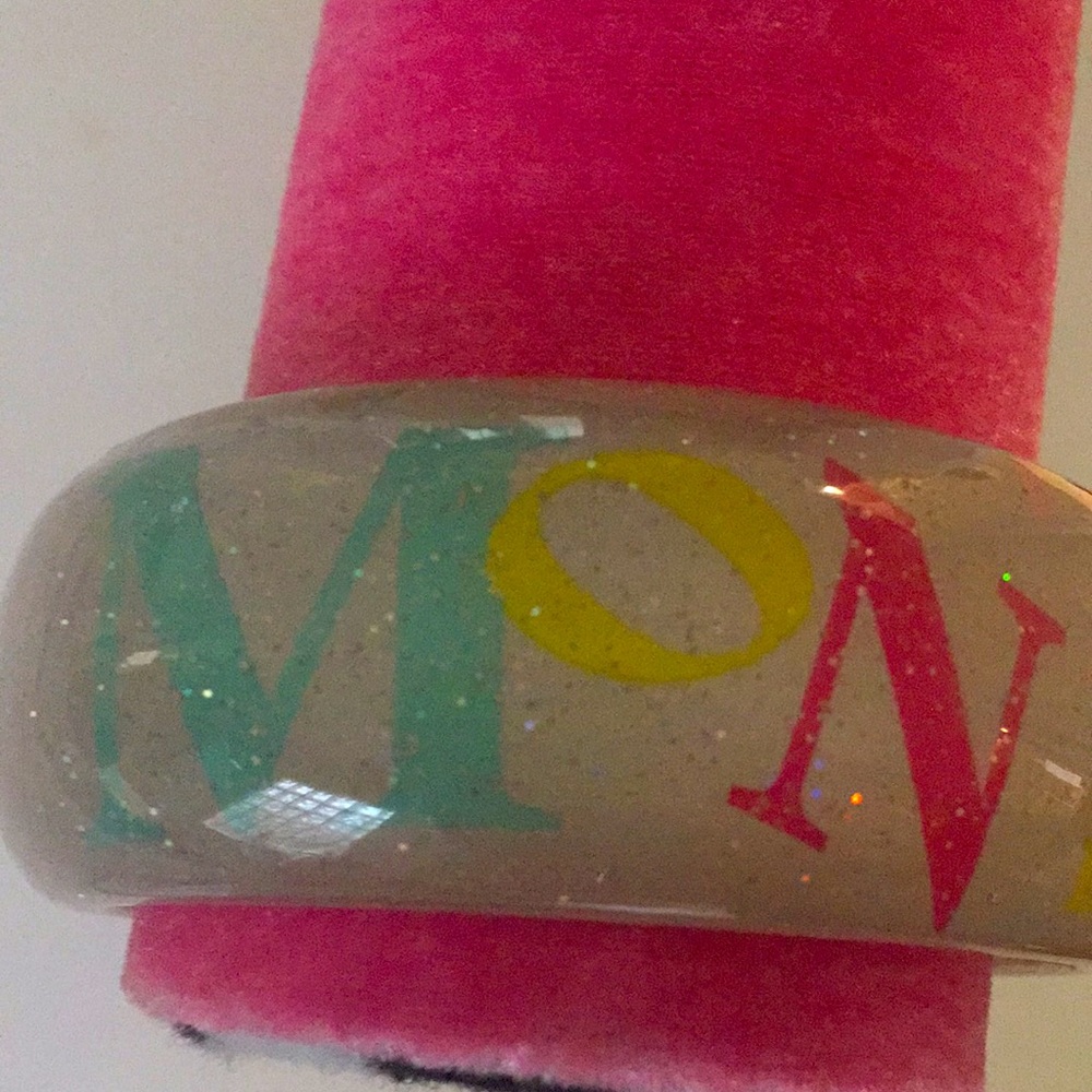 Hannah Montana Bracelet White sparkles& letterings - Picture 5 of 7